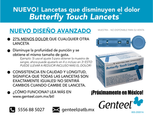 Lancetas Butterfly Touch